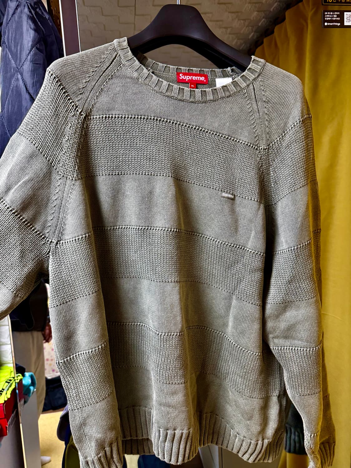 슈프림 스프라이트 스웨터 라이트 스몰박스로고XL 상품이미지4