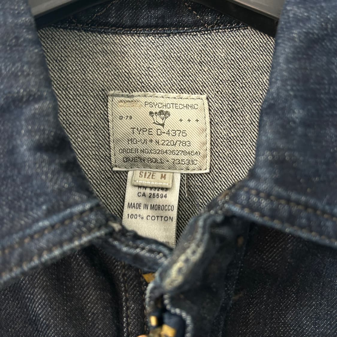 디젤 쿼드포켓 데님 바이커 자켓 상품이미지7