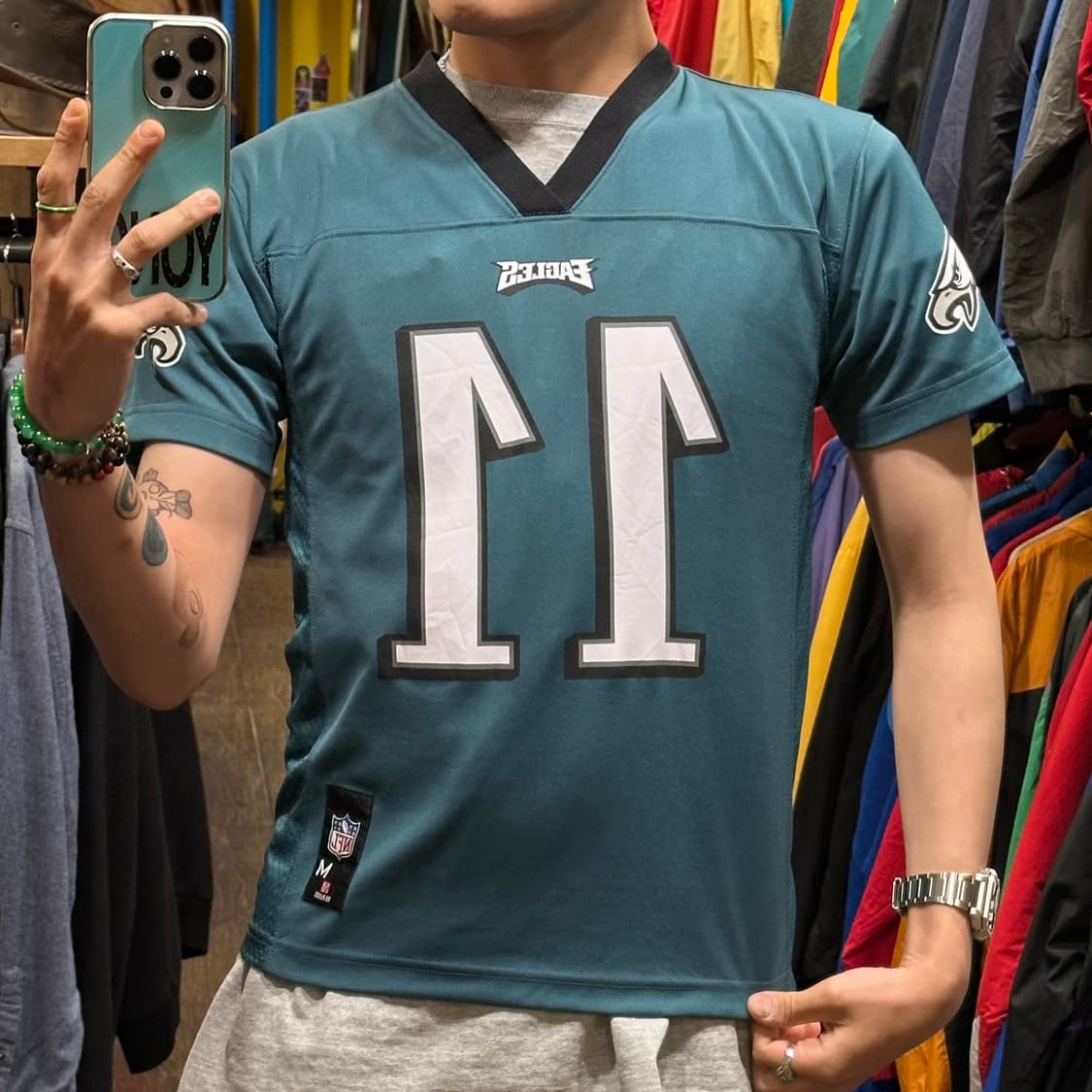 [HI] NFL 반팔져지 그린 상품이미지2