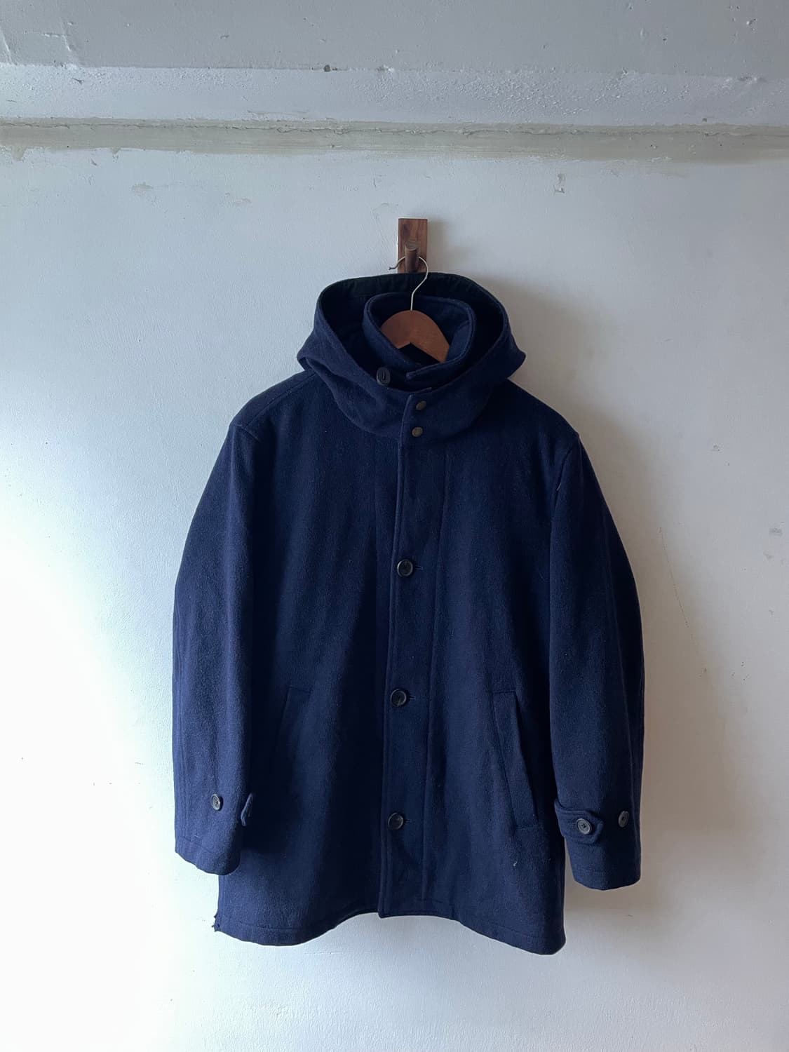 90-00's Vintage Polo Melton Wool Coat 상품이미지2