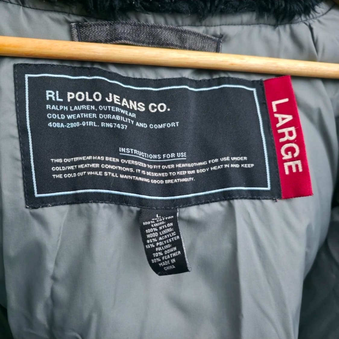 폴로 랄프로렌 진스 N3B 다운 파카 상품이미지3