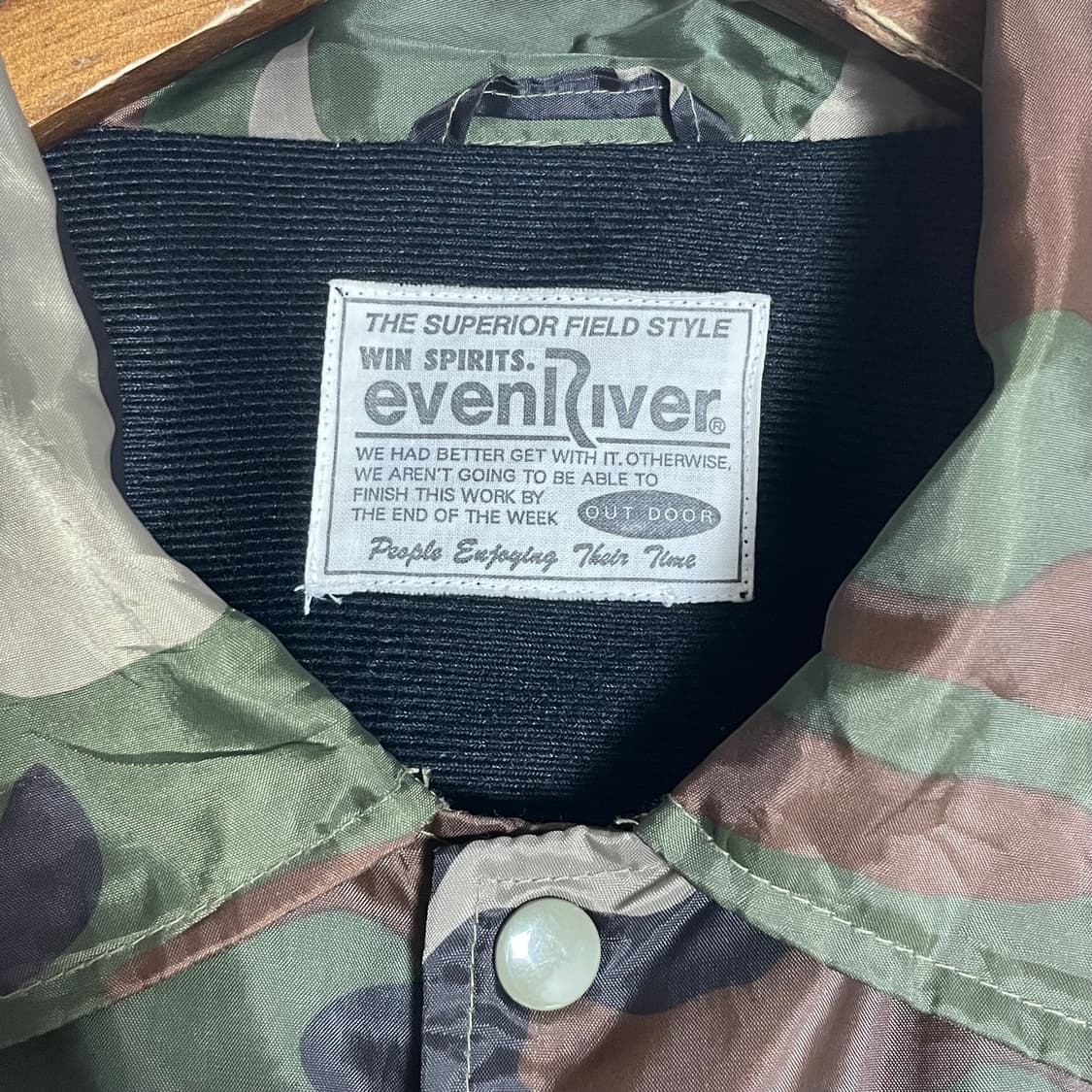 [2XL]evenRiver 일본 빈티지 카모 코치자켓 상품이미지4