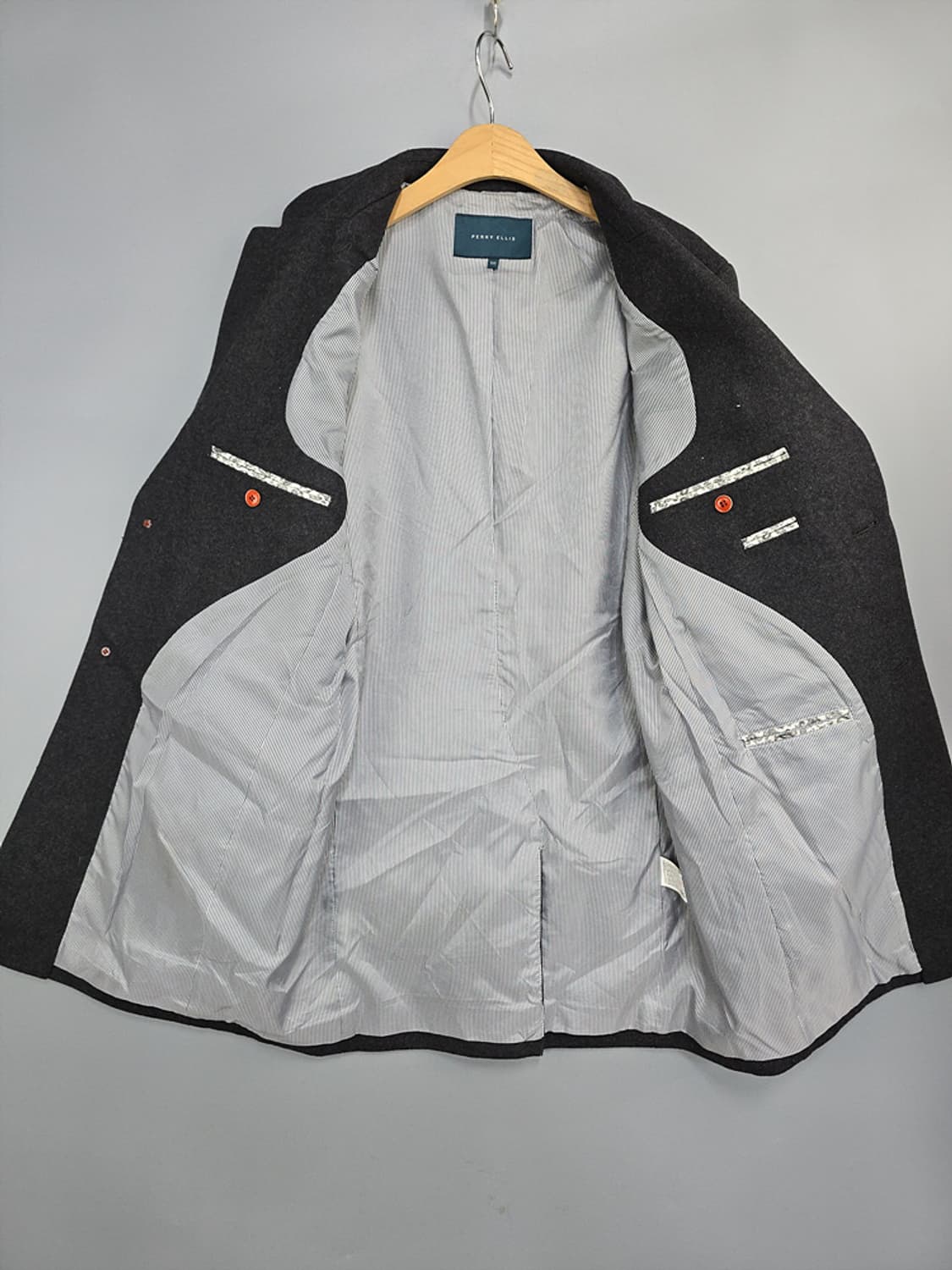 페리엘리스(perry ellis) 울 블렌드 클래식 코트 105 상품이미지5