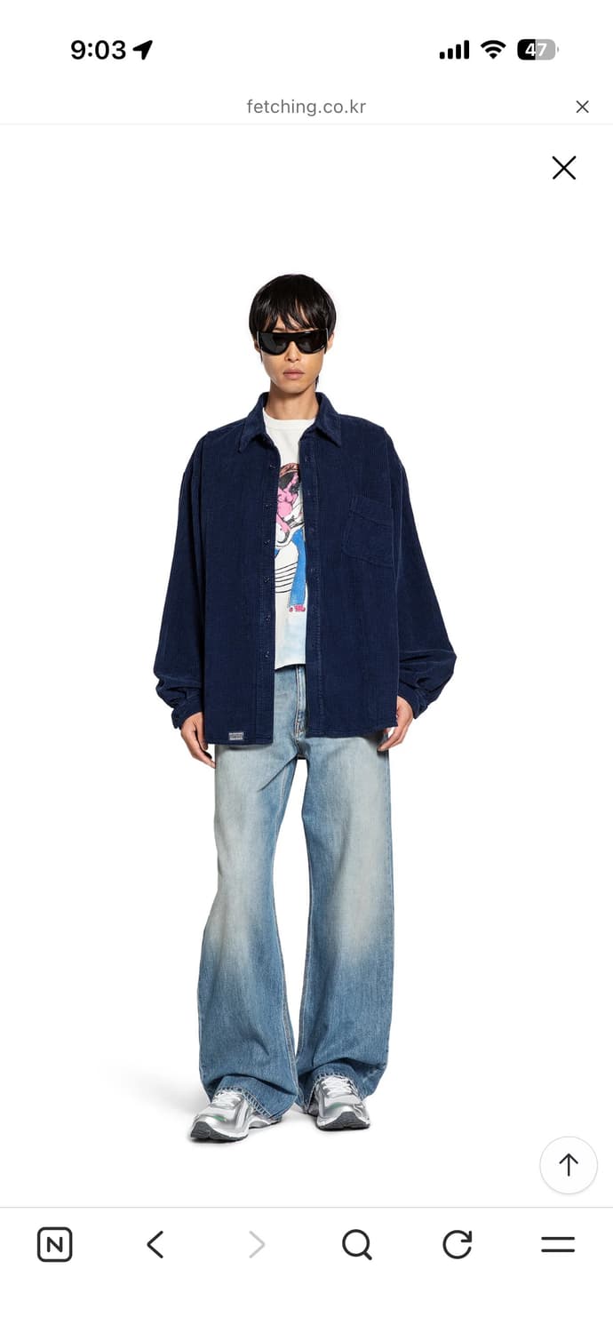 ERL BREAKWATER WASH DENIM JEANS BLUE 상품이미지2