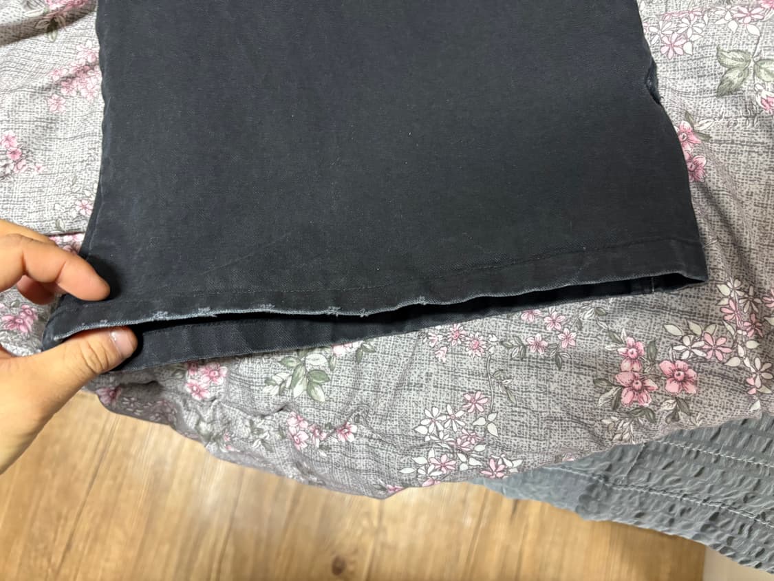 3) 폴리테루 플뢰르 팬츠 워시드 블랙 판매해요. 상품이미지3