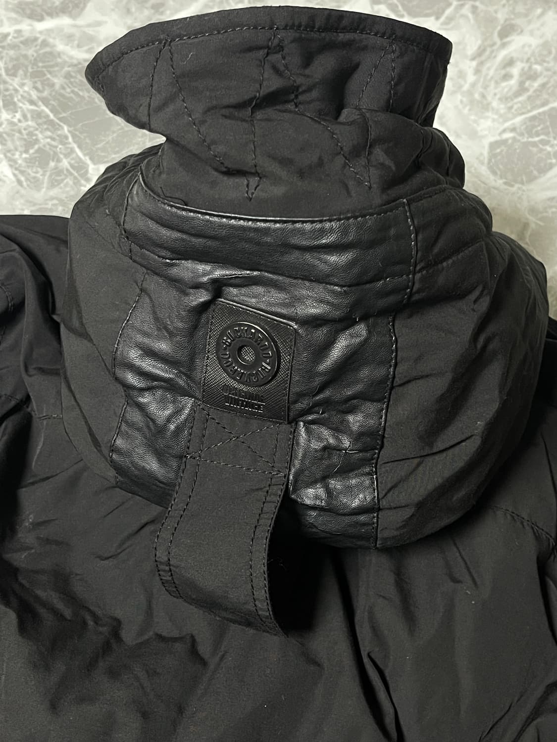 leather stitch hoody jacket 상품이미지9