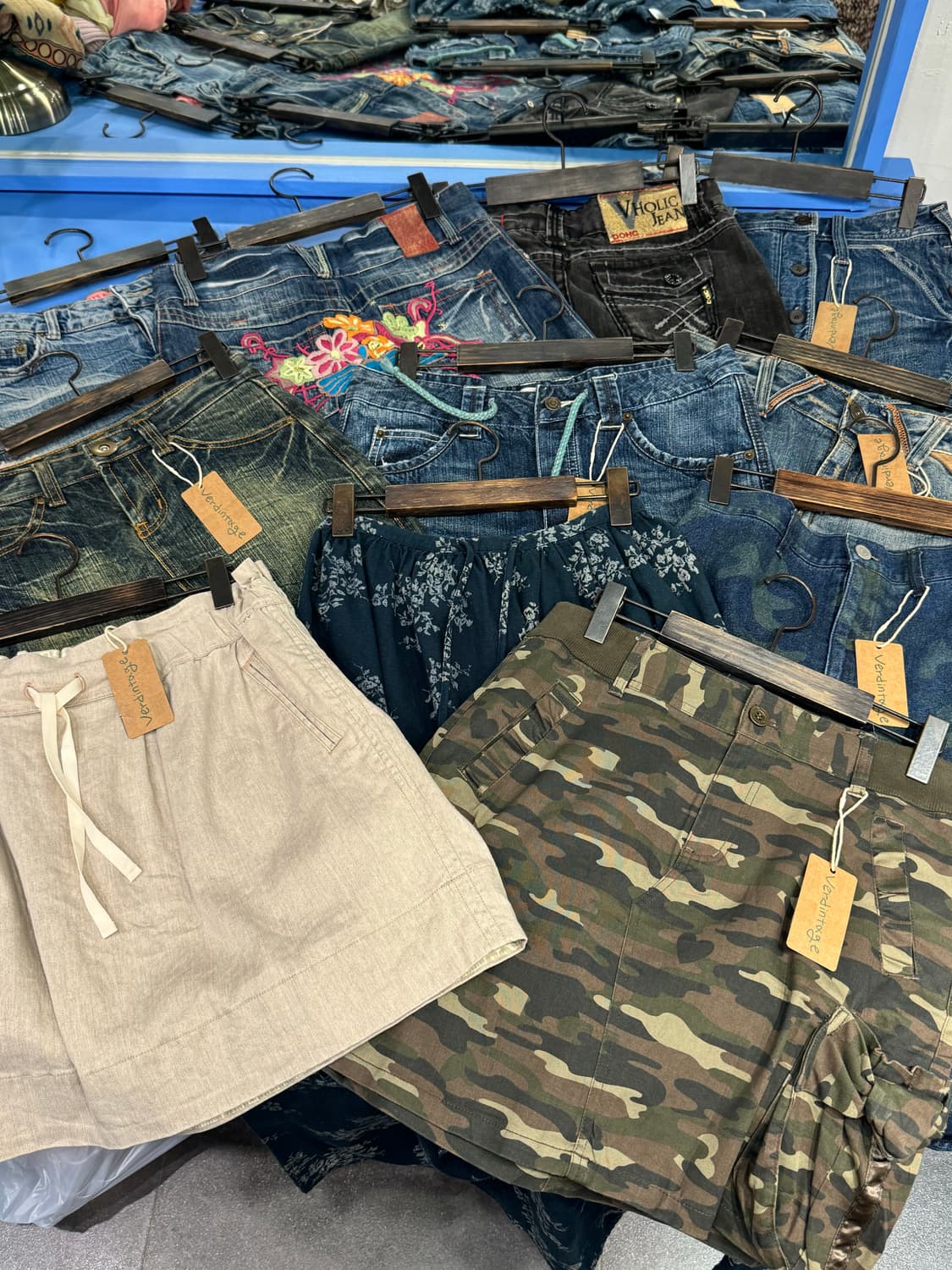 데님치마 일본빈티지 장당7천원 상품이미지1