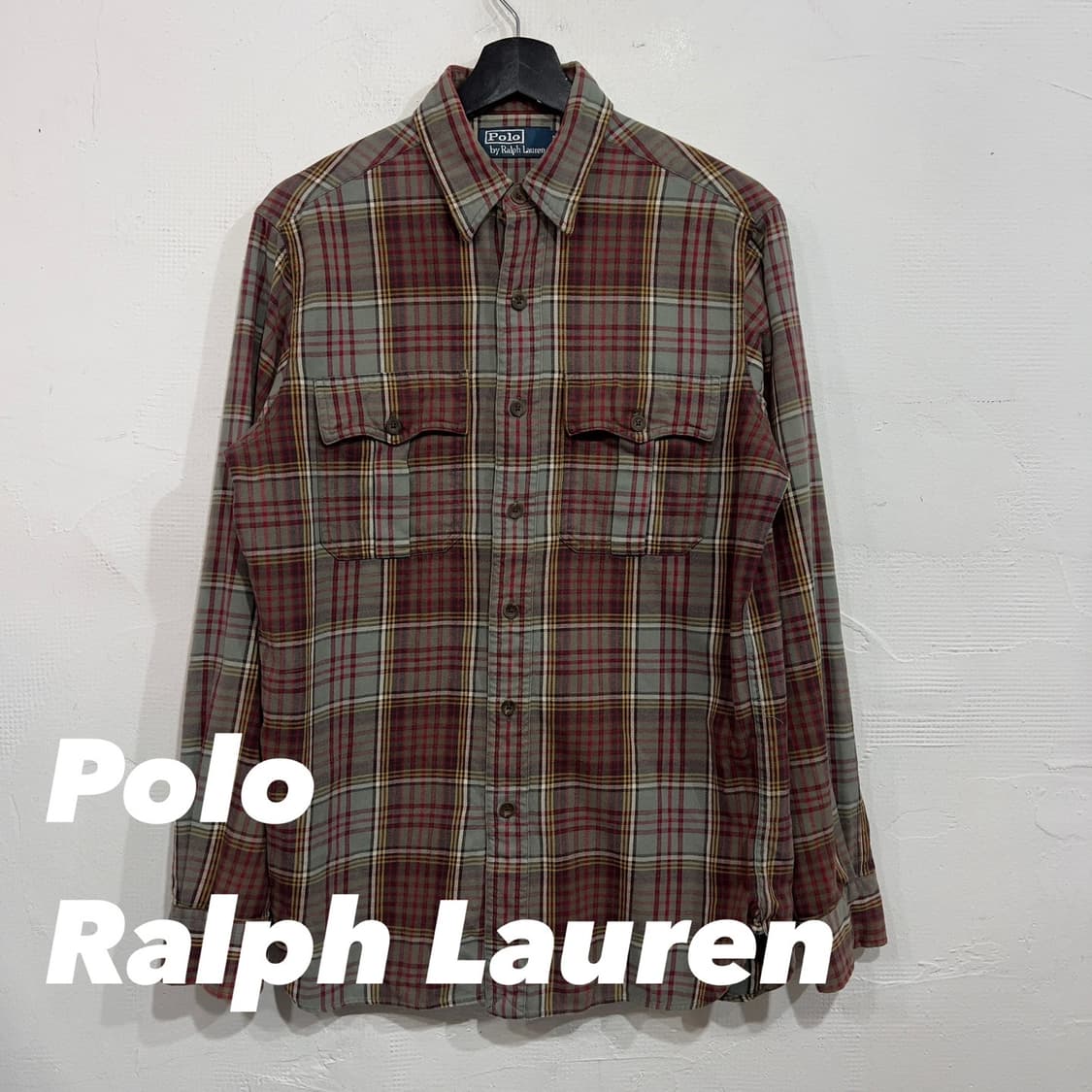 폴로 랄프로렌 체크 셔츠 상품이미지1