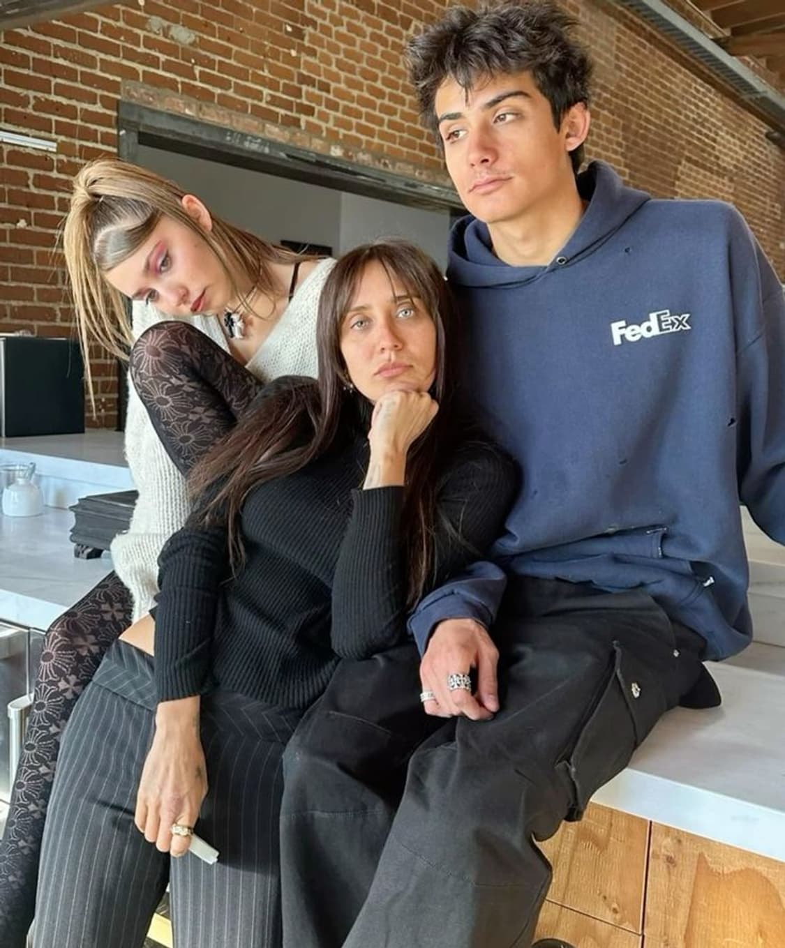 빈티지 FedEx 로고 후드 상품이미지1