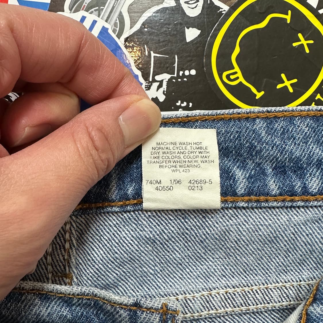 90s 리바이스 550 블루 진 데님 팬츠 34 상품이미지9