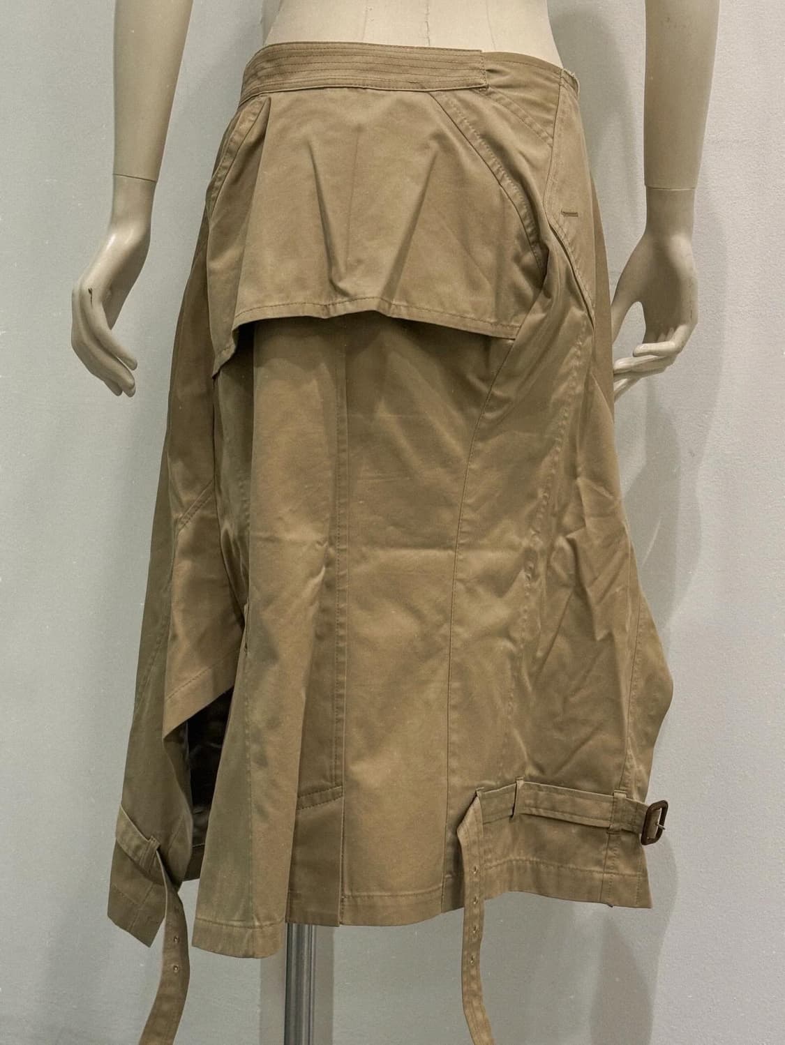 준야와타나베 06ss 디컨스트럭티드 트렌치코트 스커트 상품이미지10