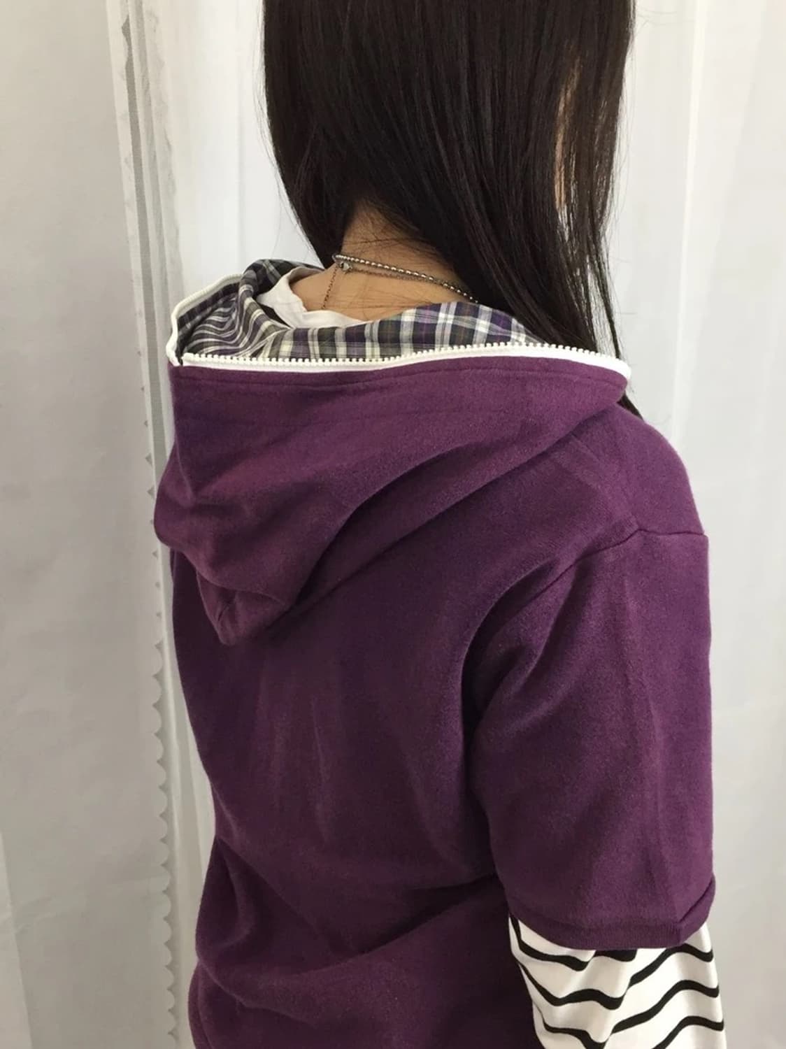 Rageblue Purple Short Sleeve Hoodie 상품이미지3