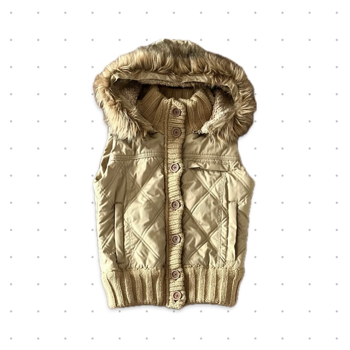 hooded vest 상품이미지1