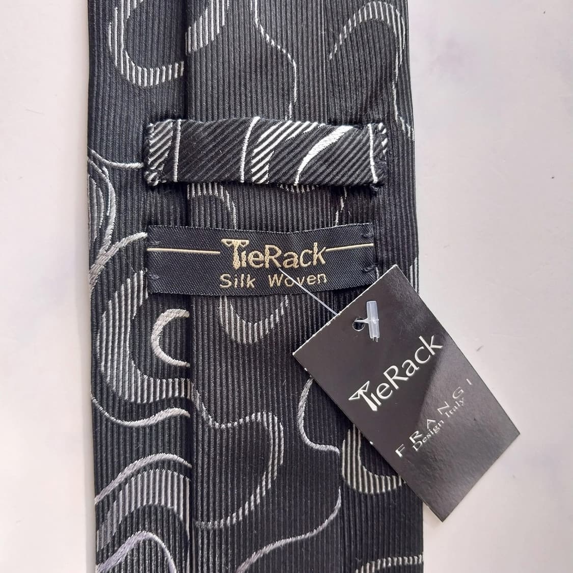 TIERACK 타이렉 넥타이 블랙 새제품 8.7cm S등급 K2062
 상품이미지8