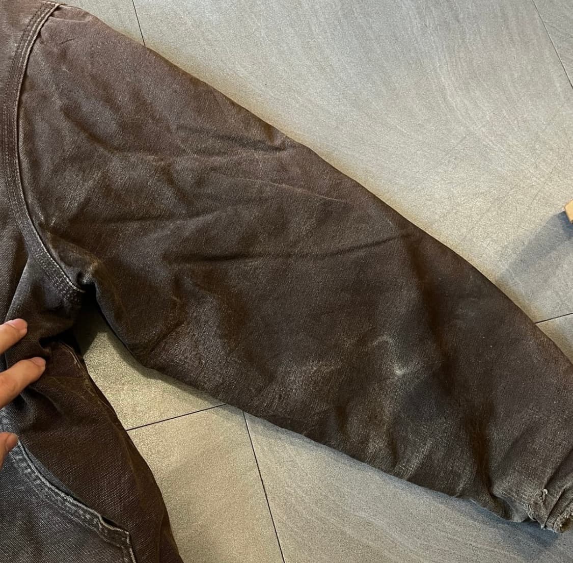 칼하트 브라운 덕 초어 자켓 상품이미지3