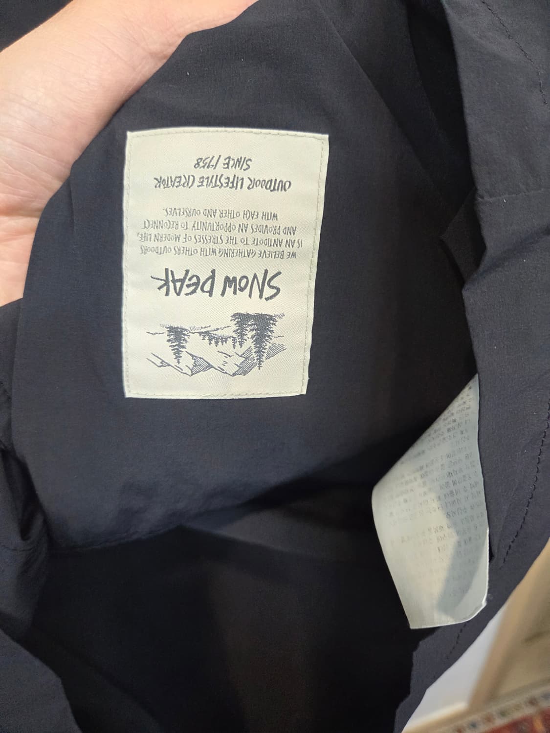 스노우피크 씬테크 경량 나일론 자켓 xl 상품이미지4