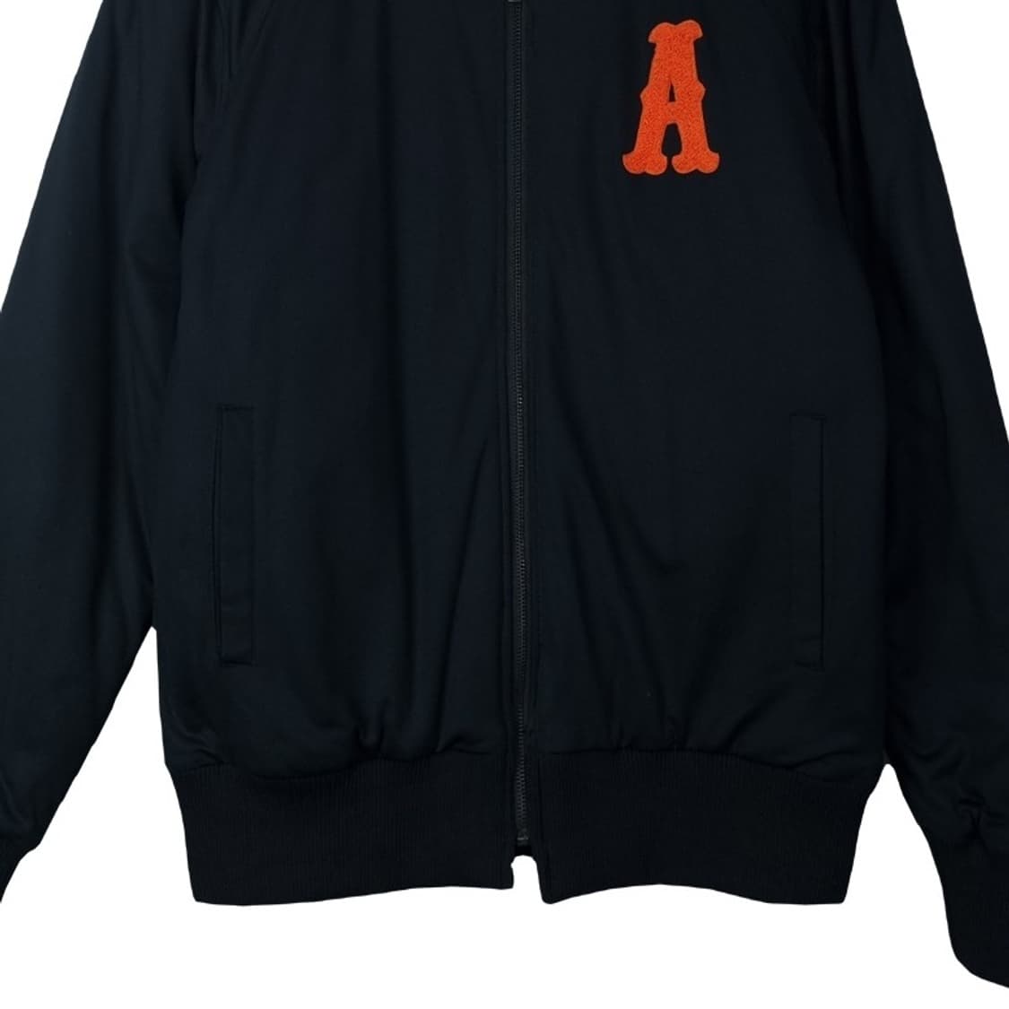 [아디다스] 뒷판 빅로고 블루종 자켓 블랙 M18417 상품이미지5