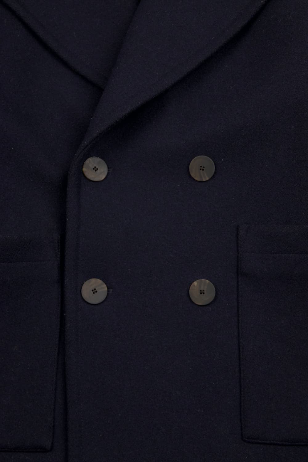 Studio Nicholson 켄튼 울 멜튼 피코트 다크네이비 상품이미지2