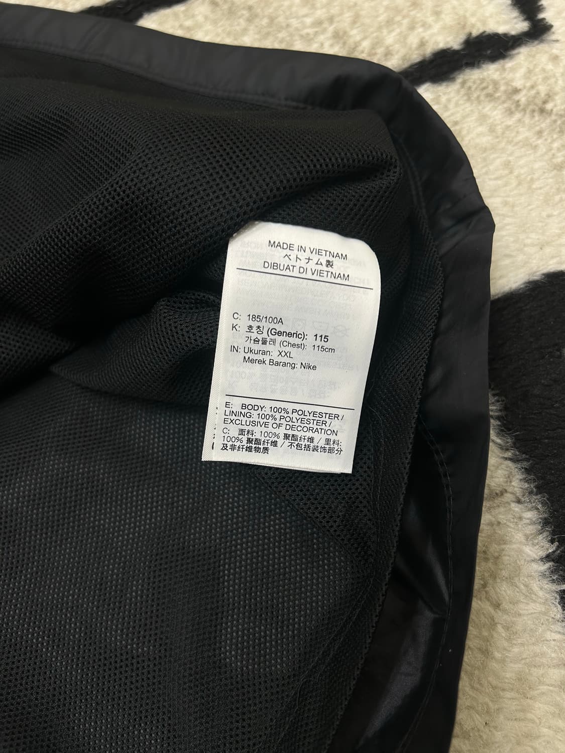 [2XL]나이키 레인 우븐 자켓/블랙 상품이미지6