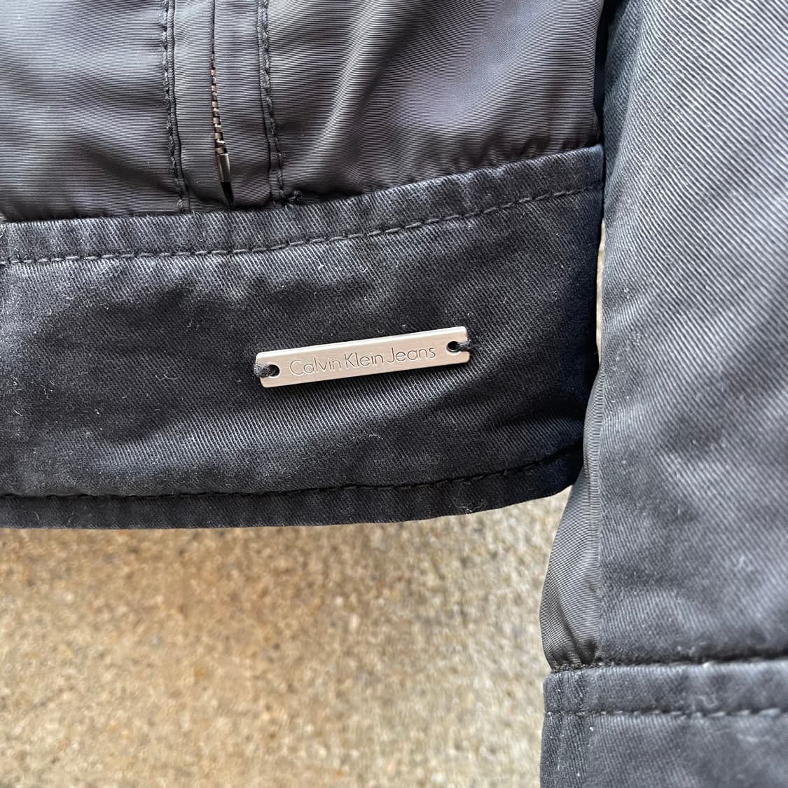 [L] 캘빈클라인 진스 투포켓 믹스패널 자켓 (100~105] 상품이미지5