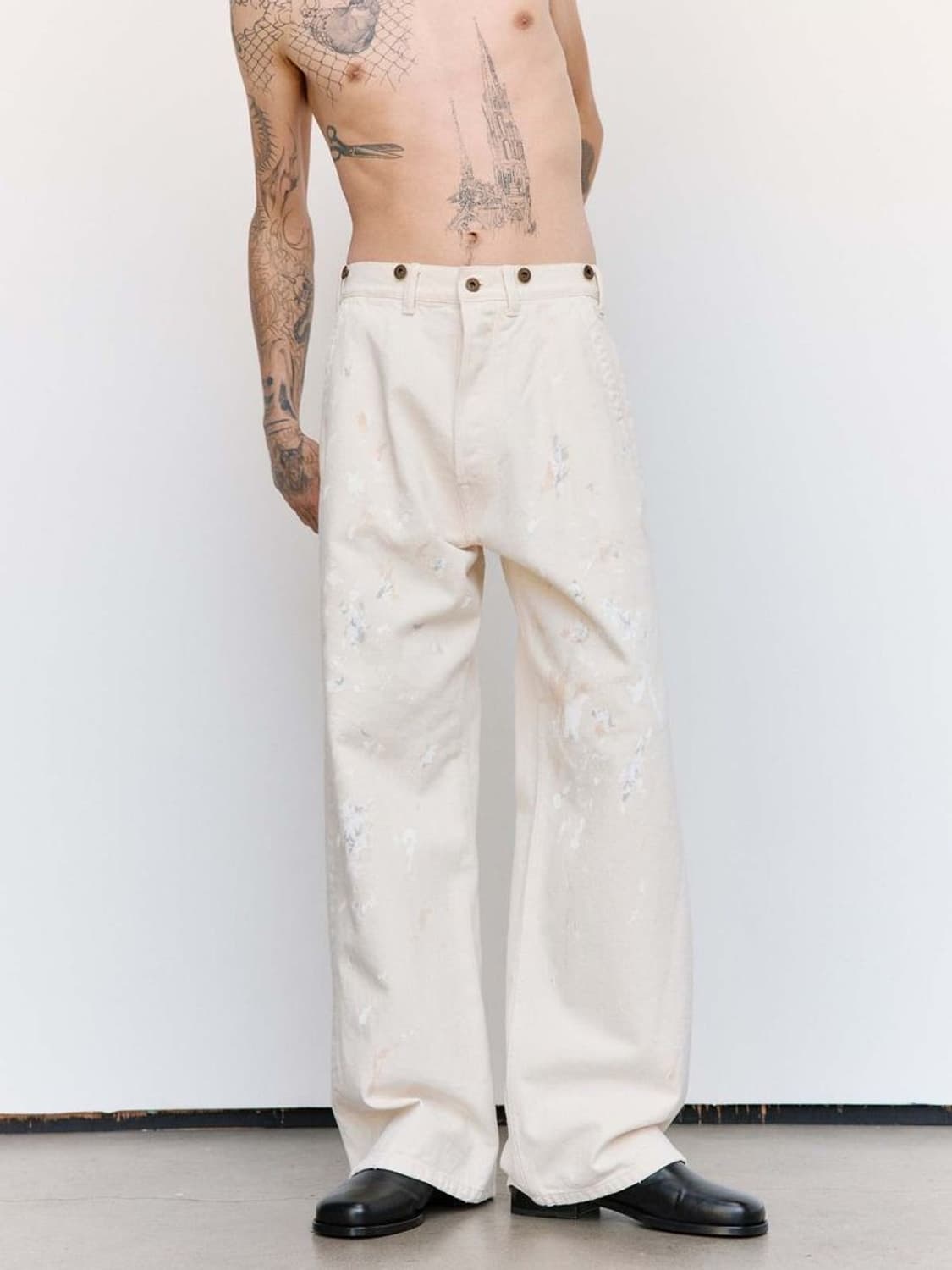 타이가 타카하시 25SS Lot.204 아이보리 페인트 상품이미지1