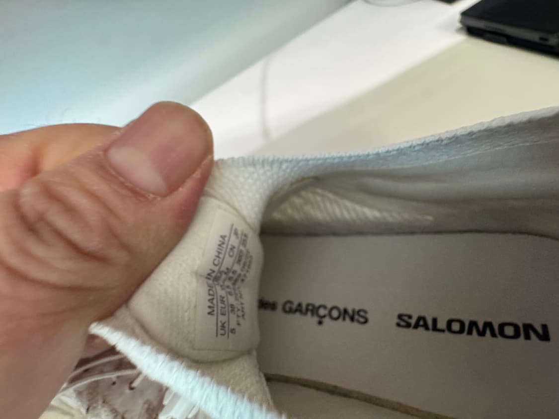 살로몬 꼼데가르송 펄사 화이트 235사이즈 상품이미지7