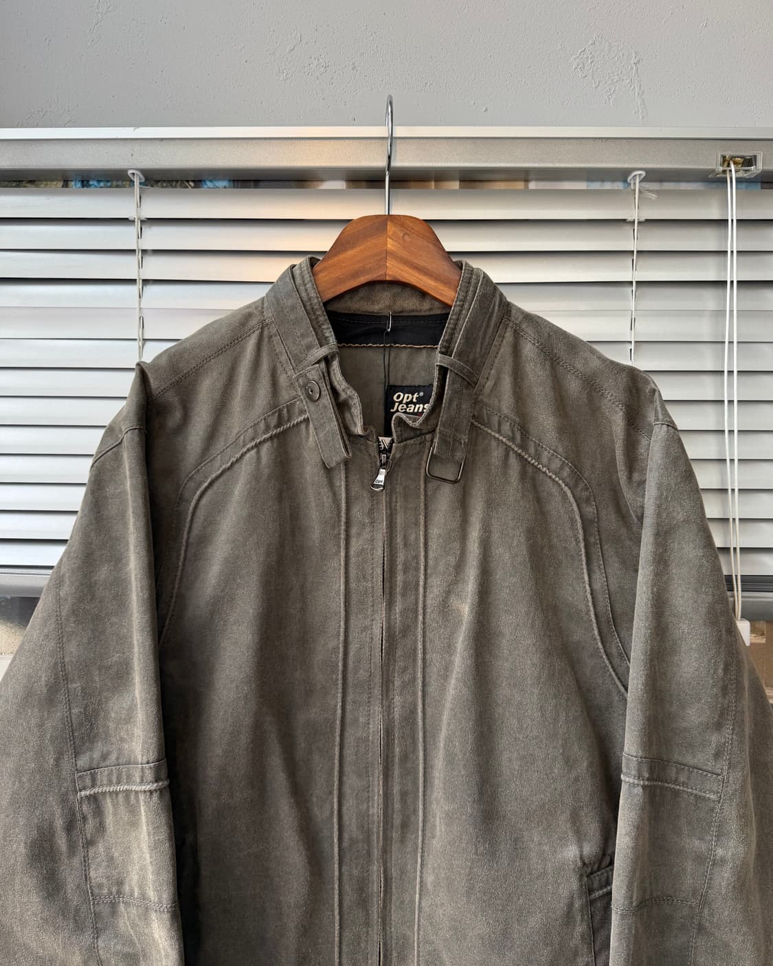 OPT JEANS cotton suede jacket 상품이미지2