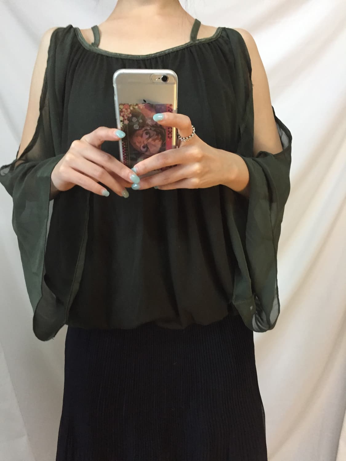 시스루 블라우스 상품이미지6