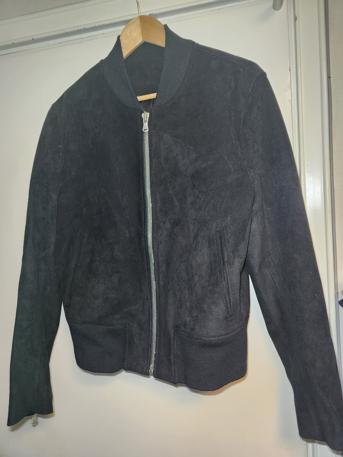 디엔써(dnsr) 스웨이드 봄버자켓 46(s)정도 상품이미지1