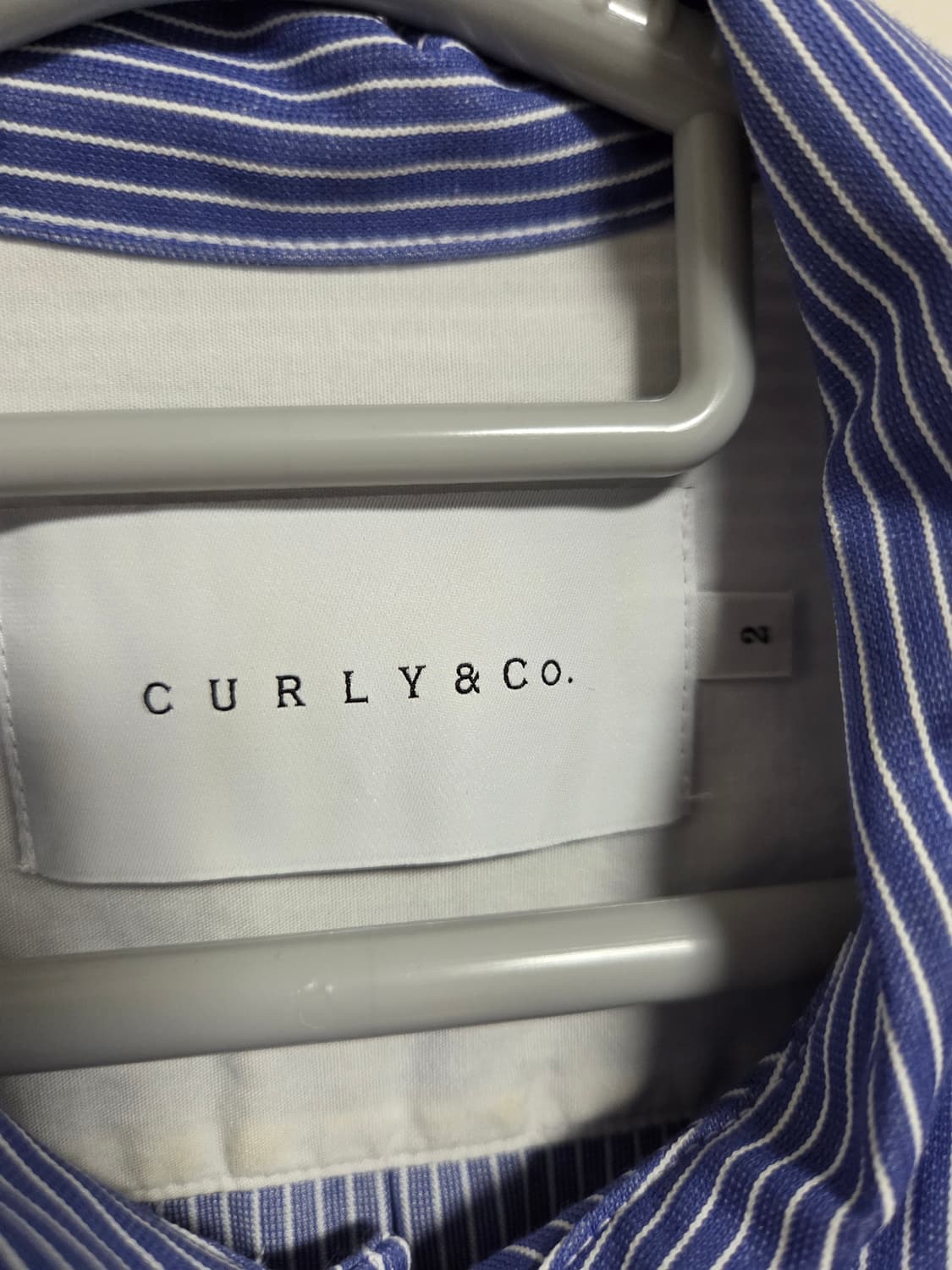 curly&co 스트라이프 셔츠 2사이즈(105) 상품이미지3