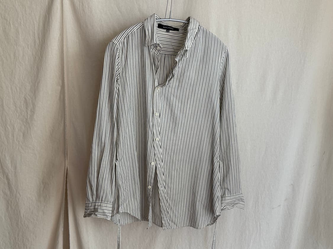 Macphee by Tomorrowland 비대칭 버튼 셔츠 상품이미지4