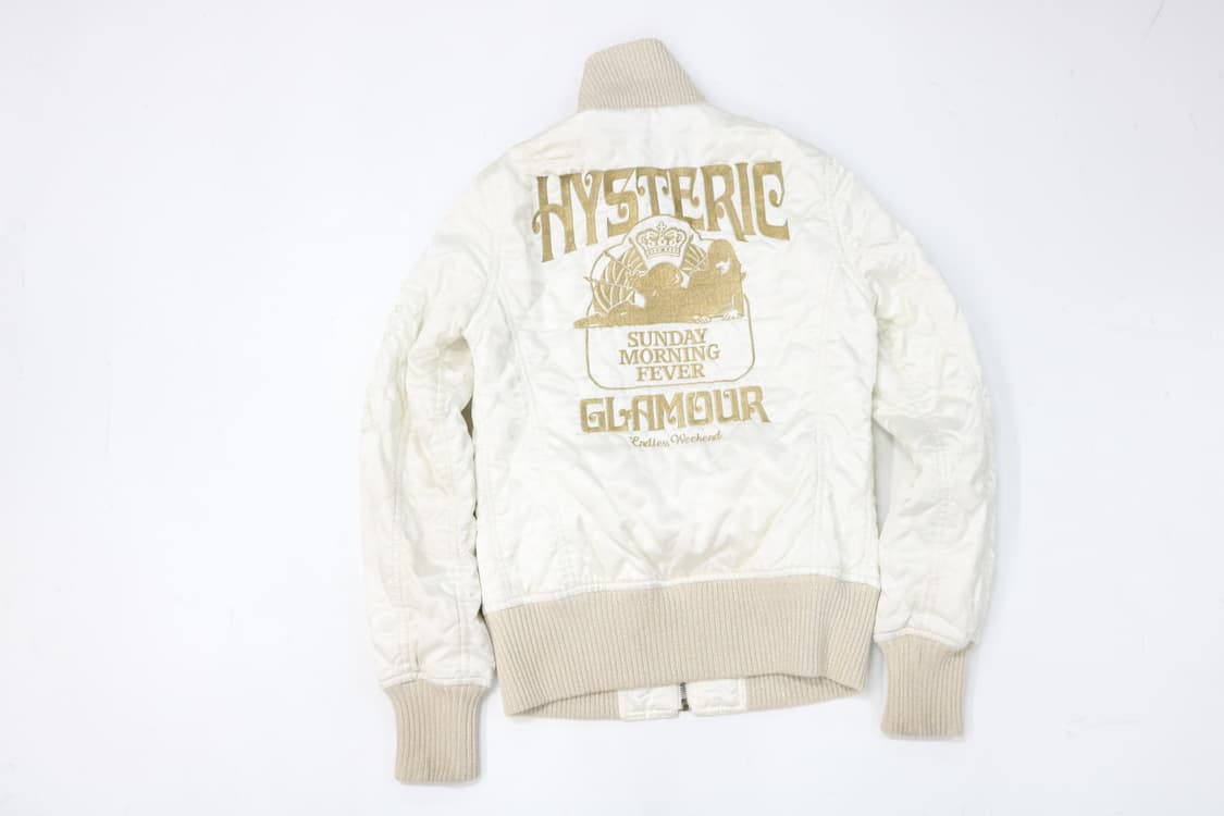 히스테릭글래머 빈티지 골드 자수 퀼팅 본딩 자켓 상품이미지2