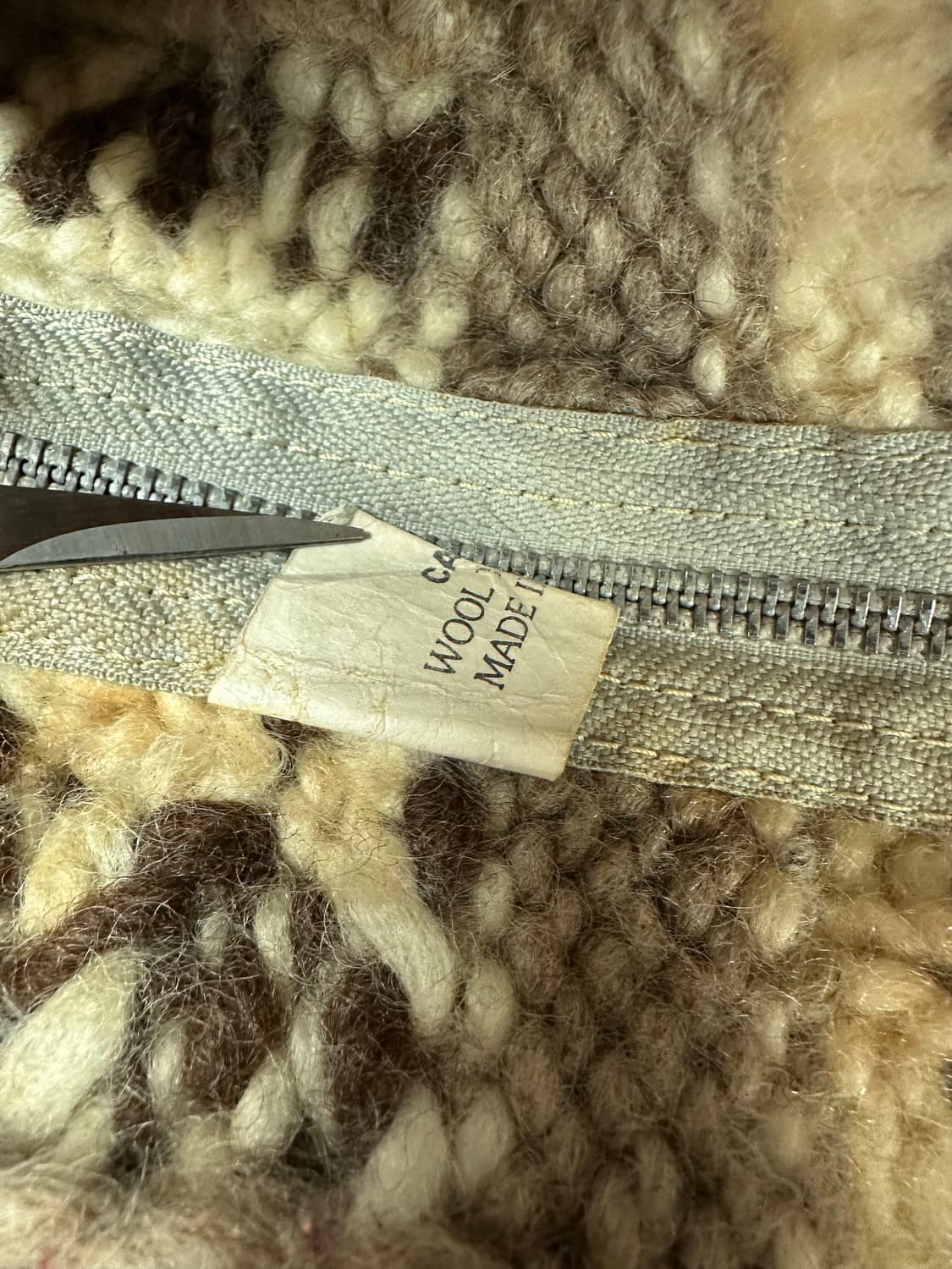 (OS)90s 캐나다 헤비울 코위찬 베스트 상품이미지7