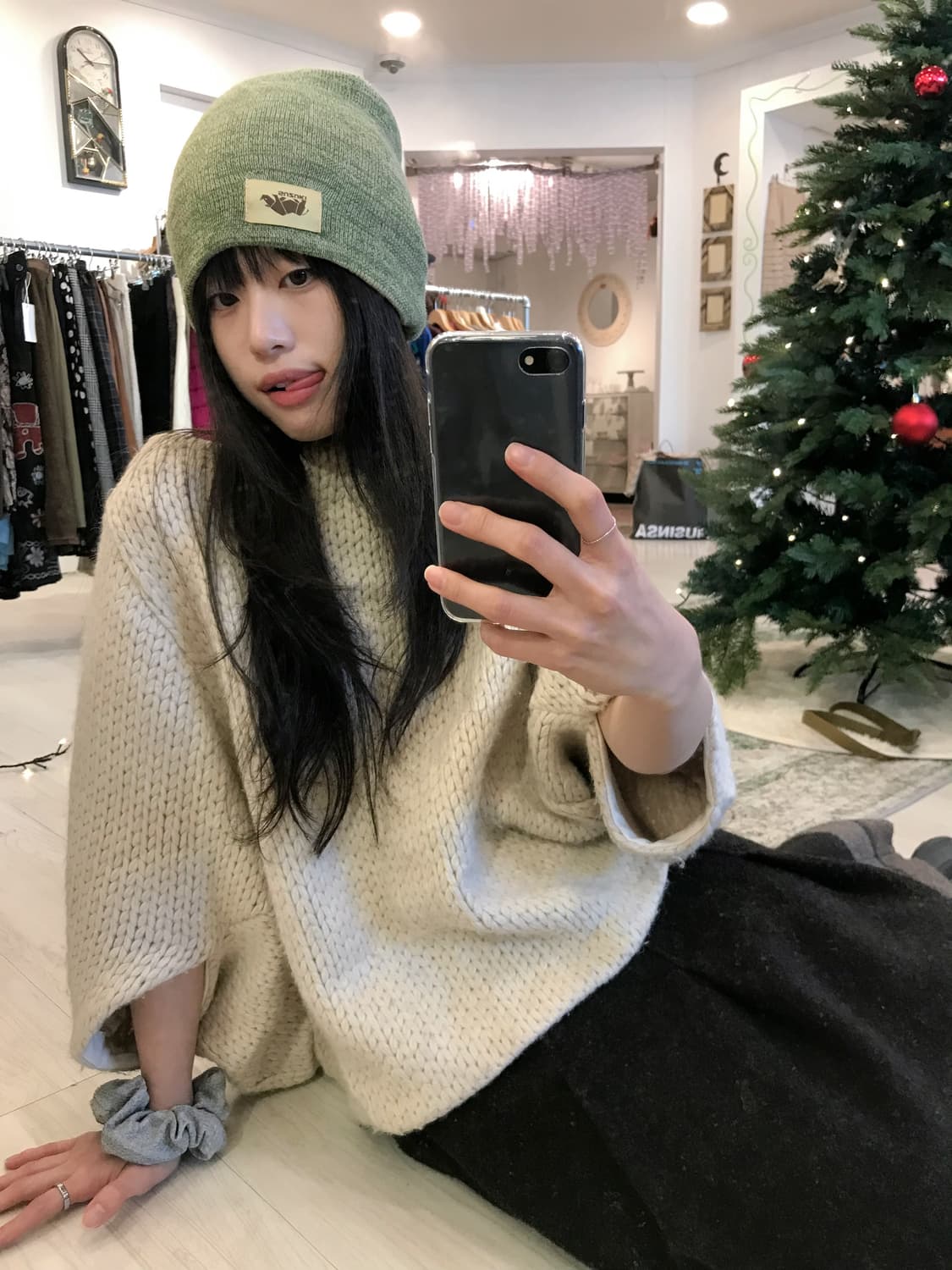 Jimmy 그린 리버시블 비니 상품이미지4