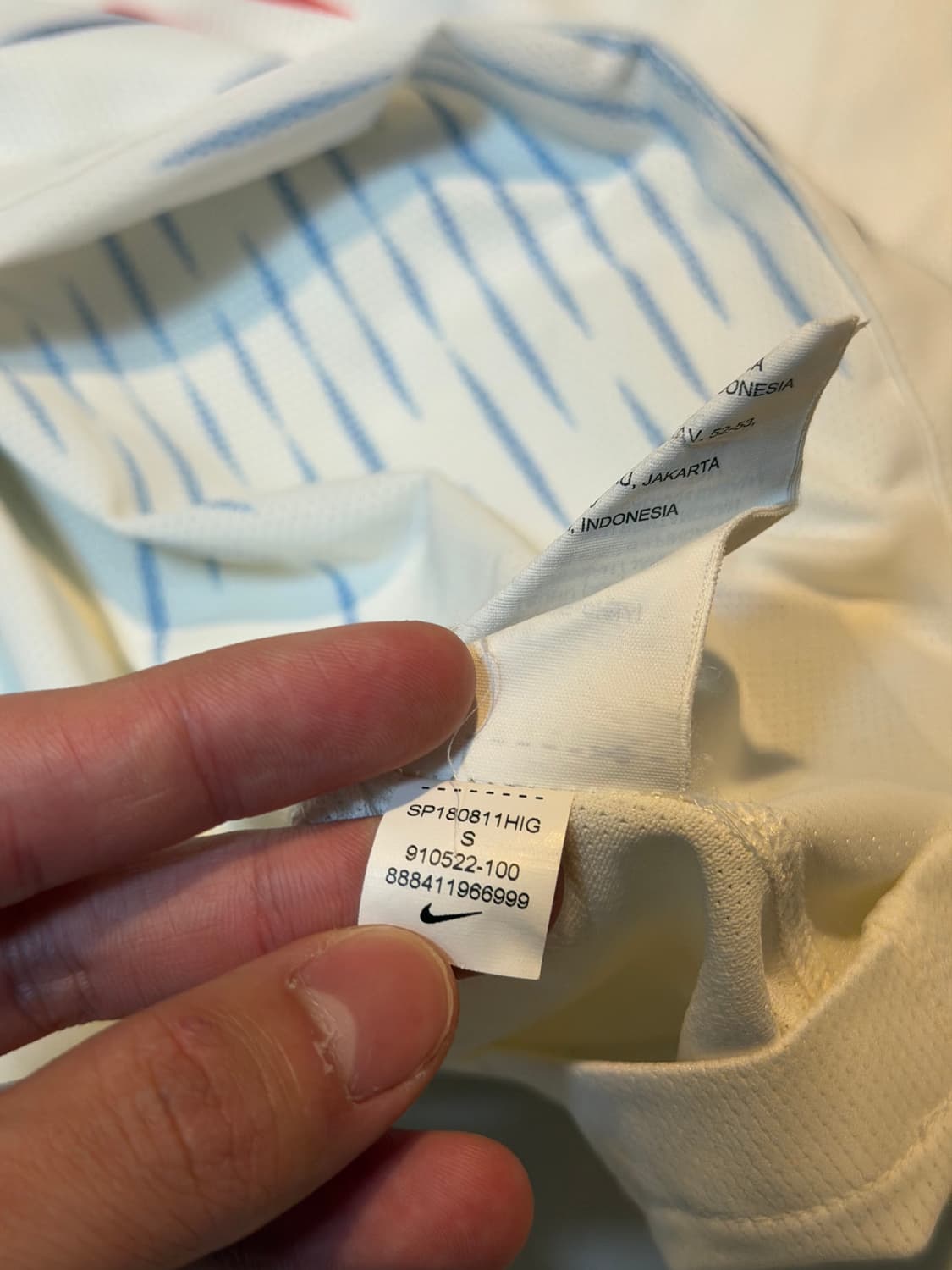 나이키 18-19 대한민국 국대 어웨이 유니폼 져지 상품이미지6