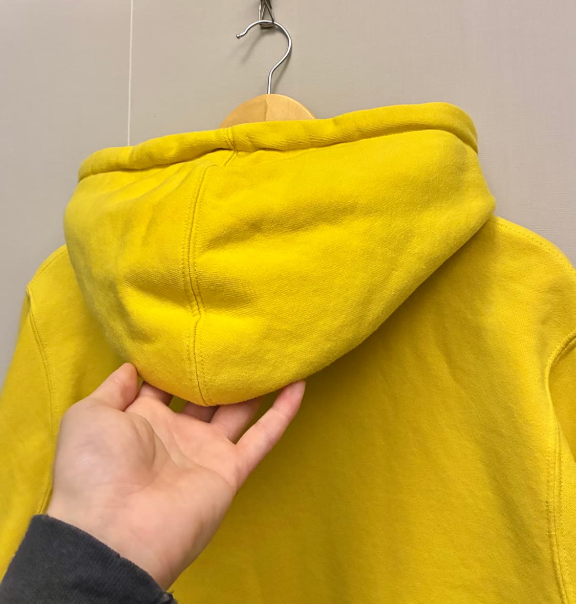 (S/97)Stussy 스투시 오벌 앱 로고 후드티셔츠 옐로우 상품이미지7