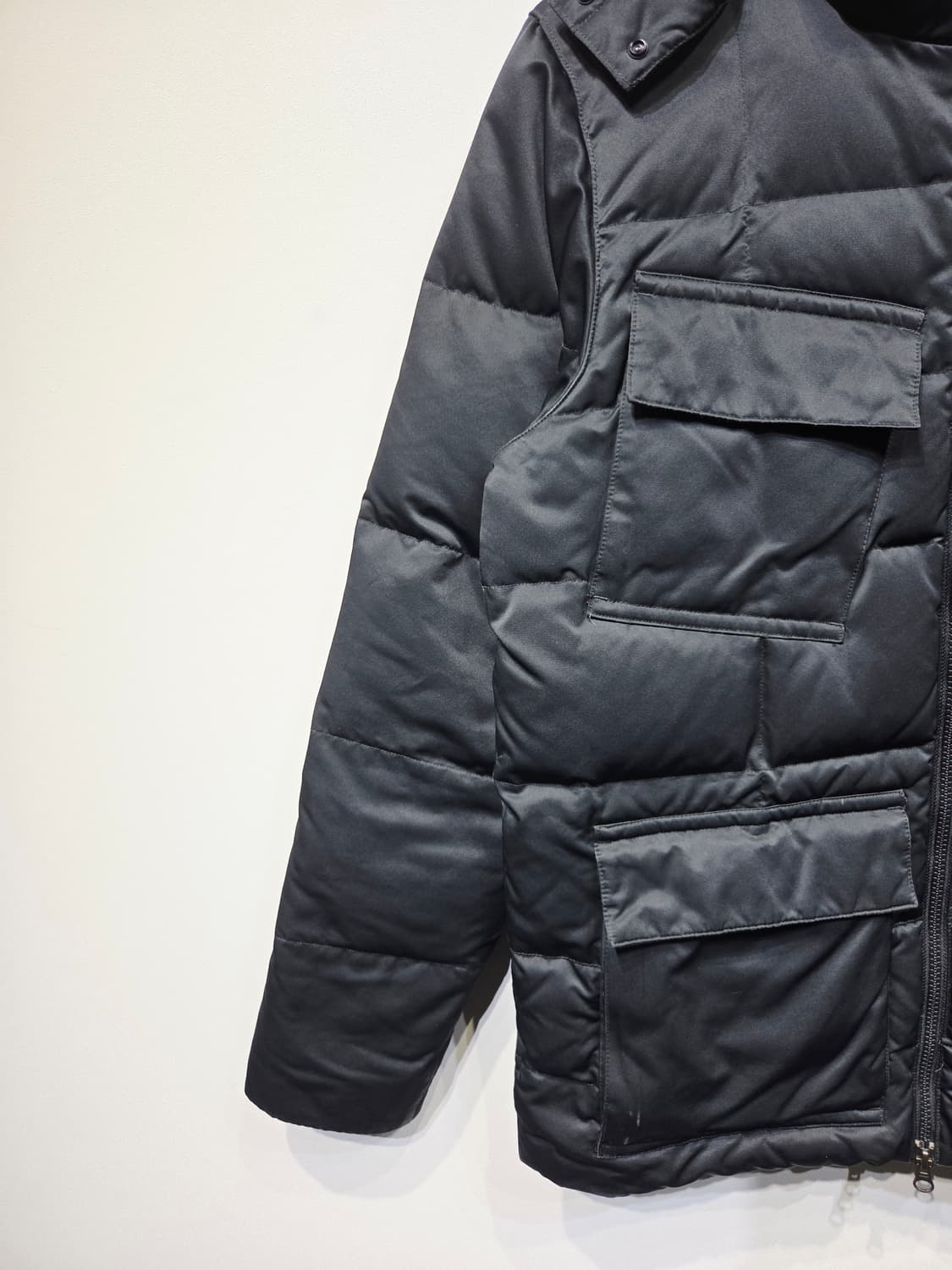 나이키 블랙 포켓 덕다운 패딩 자켓 상품이미지4
