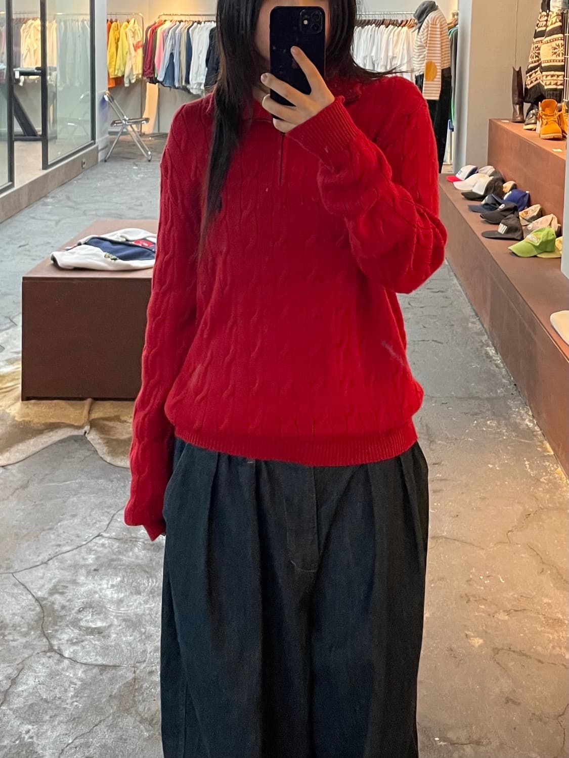 폴로 랄프로렌 꽈배기 반집업 니트 H510 상품이미지1
