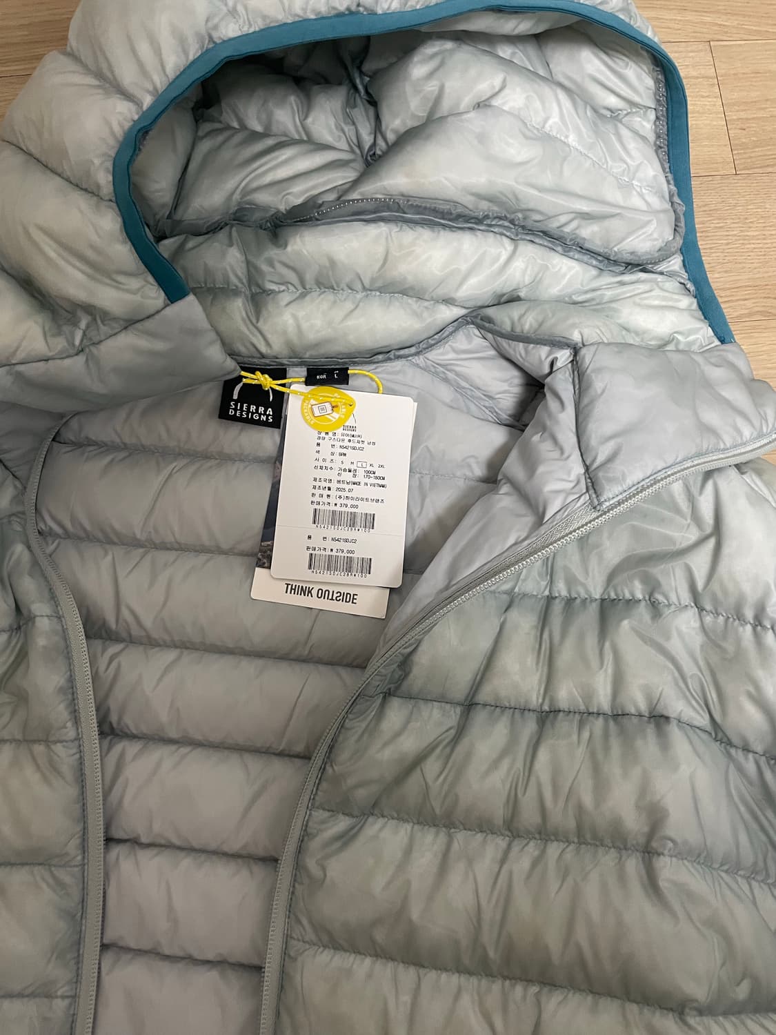 시에라디자인 뮤어 패딩 L 상품이미지2