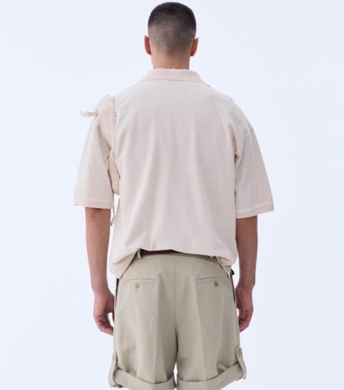 렉토 RECTO 23SS 피그먼트 카라 티 L / 1회착 S급 상품이미지3