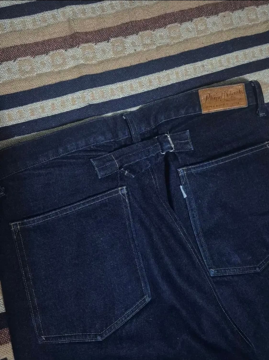 [2]피그벨 301 클래식 진 와이드 인디고 상품이미지4