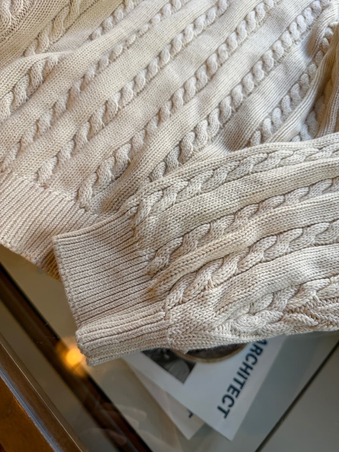 베네통 케이블 니트 105 상품이미지9