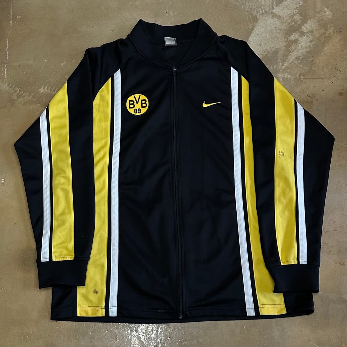 2XL 나이키 도르트문트 블랙 옐로우 배색 트렉탑 상품이미지2