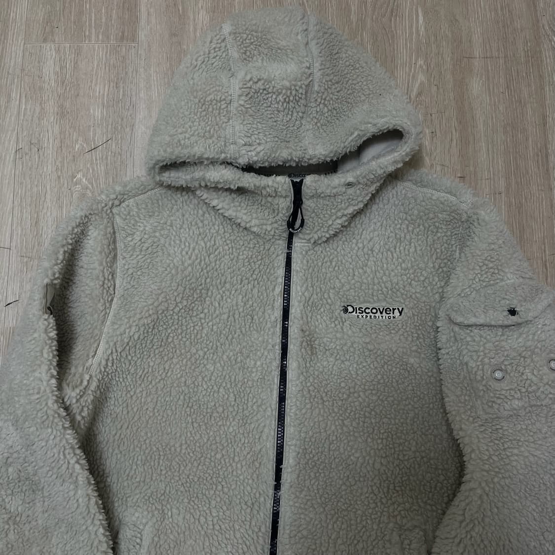 디스커버리 포켓 양털 뽀글이 후리스 자켓 L/100  상품이미지2
