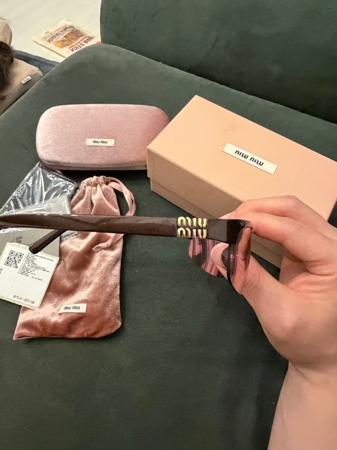 미우미우 틴트 선글라스 상품이미지8