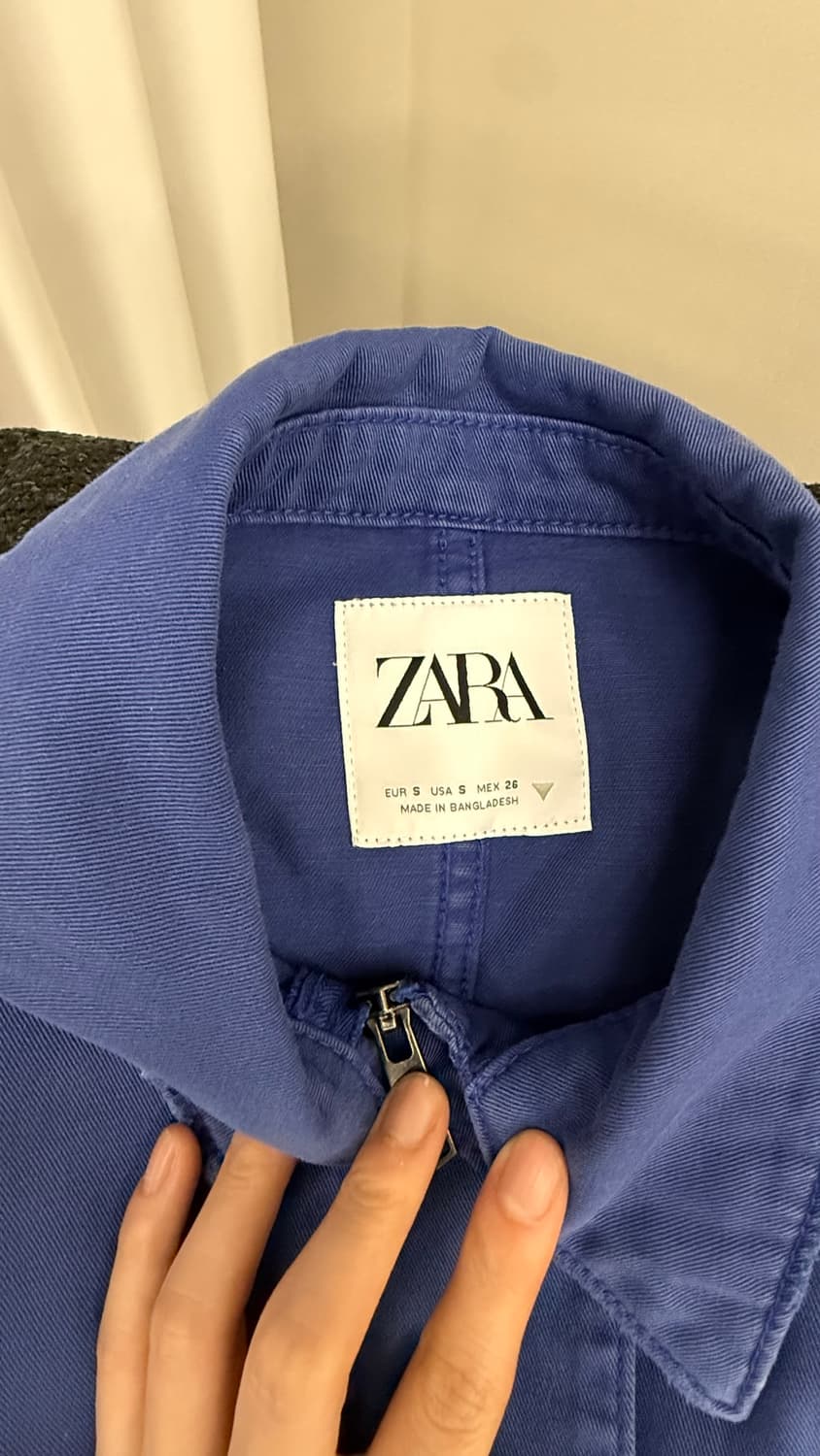 자라 워크자켓 블루 상품이미지1