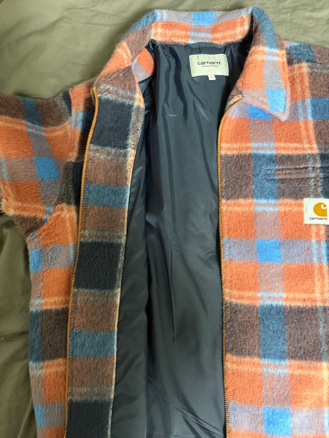 칼하트 WIP 카이런 애쉬핑크 셔츠자켓 L 상품이미지3