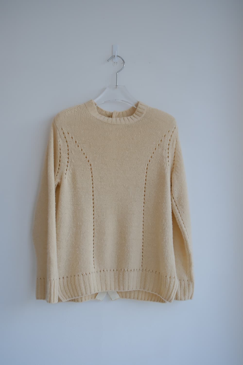 Cashmere back button cardigan 상품이미지6