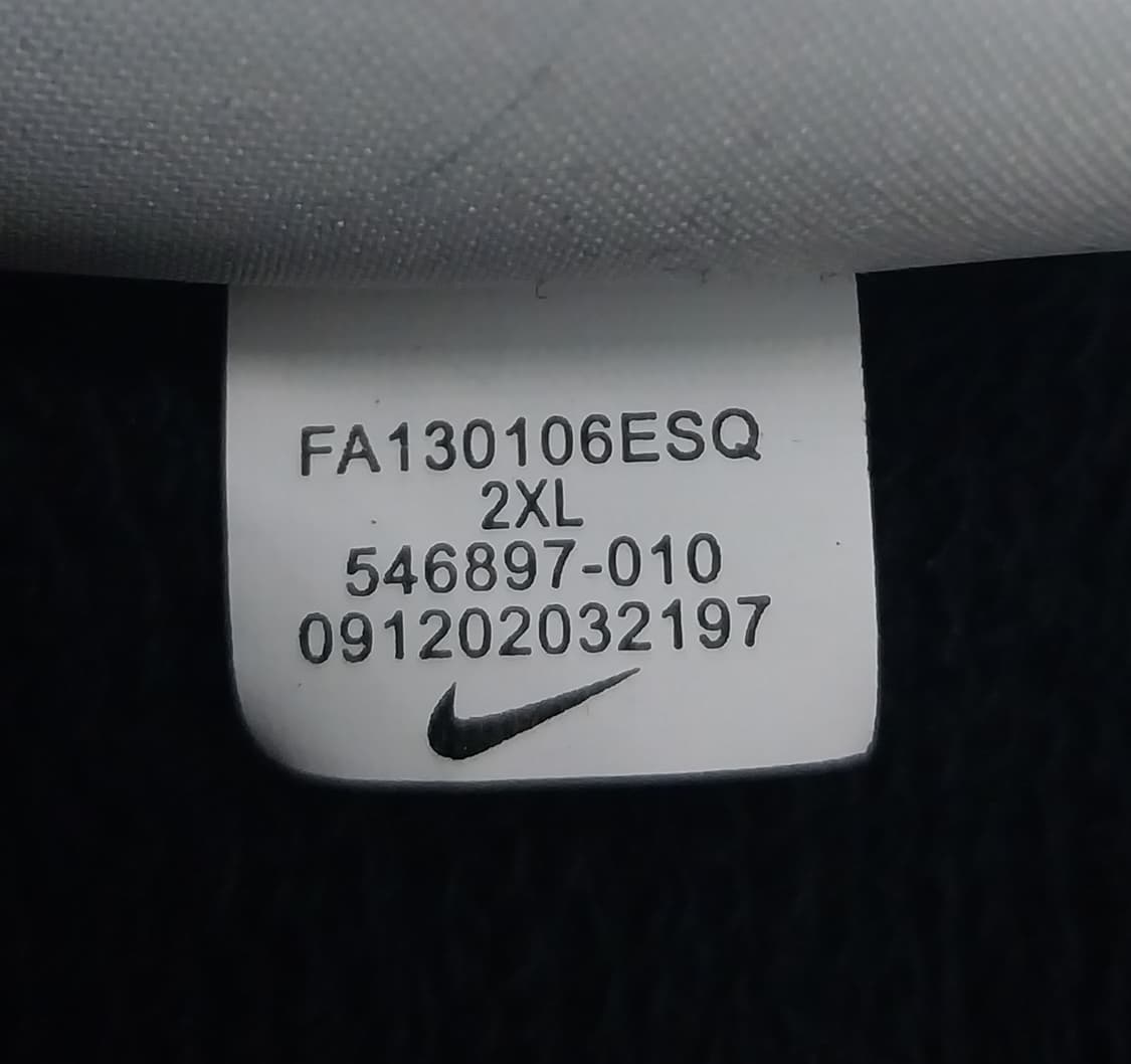 나이키 7로고 검정색 후드집업 2XL 상품이미지5