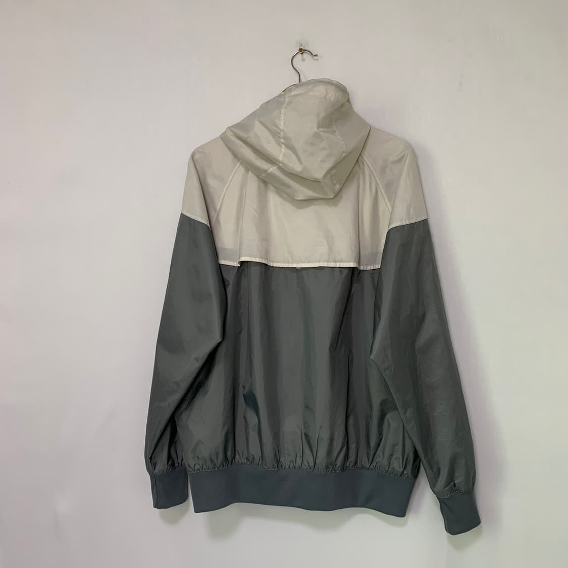나이키 윈드러너 후드 바람막이 민트 그레이 빈티지 루즈핏 XL 남녀공용 상품이미지10